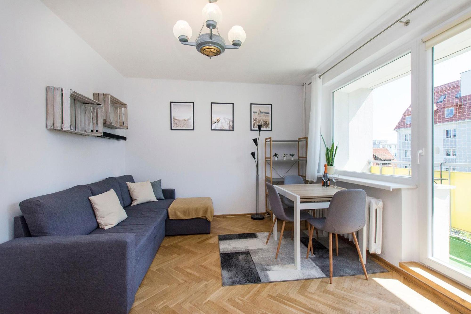 Beach Station Apartment Brzezno Гданьск Экстерьер фото